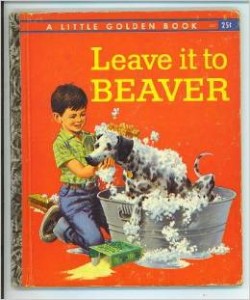 Leave it to Beaver Golden Book children's picture book
